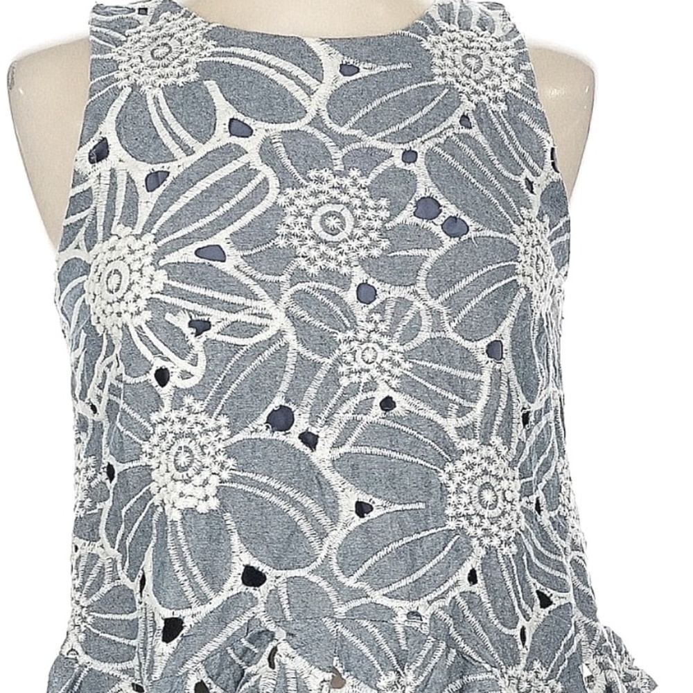 Anthropologie Gorgeous Sunday in Brooklyn Embroidered tank
